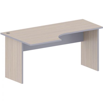 Стол Easy B левый (439,261) светлый дуб/серый (430/440) Ш1600 Стол Easy B левый (439,261) светлый дуб/серый (430/440) Ш1600