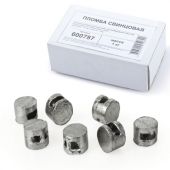 Пломбы свинцовые, диаметр 10 мм, высота 7 мм, упаковка 1 кг, 600787