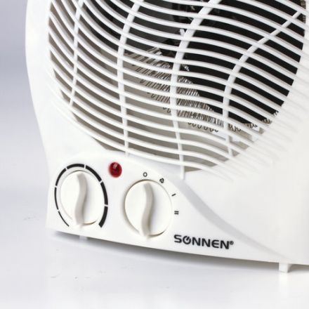 Тепловентилятор SONNEN F-200, 1000/2000 Вт, 2 режима работы, белый, 453493 Тепловентилятор SONNEN F-200, 1000/2000 Вт, 2 режима работы, белый, 453493