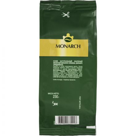 Кофе молотый Monarch Original, 230гр вак. уп