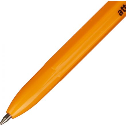 Ручка шариковая неавтомат. Attache Economy оранж.корп. красный стерж