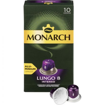 Кофе в капсулах Monarch Lungo 8 Intenso, 5грx10шт Кофе в капсулах Monarch Lungo 8 Intenso, 5грx10шт