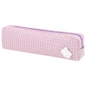 Пенал ЮНЛАНДИЯ ЮНИОР, 1 отделение, полиэстер, аппликация, "Rabbit", 20х6х4 см, 273805