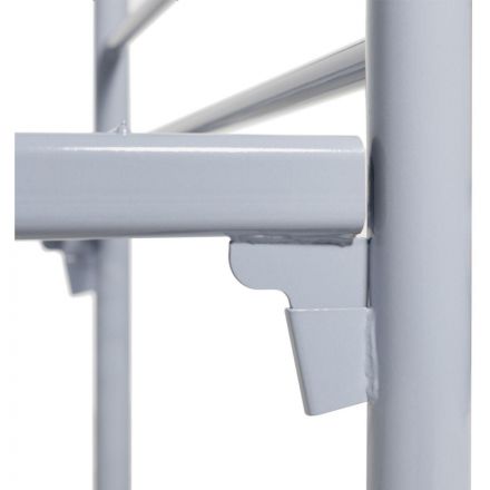 Кровать УМ_металлическая разборная одноярусная В2.02 серая