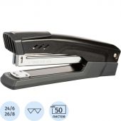 Степлер Attache Power №24/6-26/6-24/8 до 50л., металл., черный
