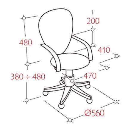 Кресло офисное Prestige GTP RU черное (ткань/пластик) Кресло офисное Prestige GTP RU черное (ткань/пластик)