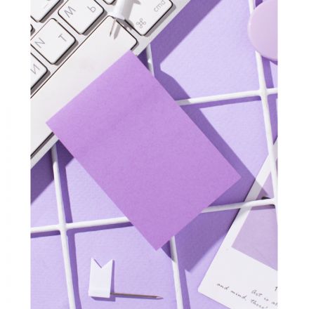 Стикеры Attache Selection 76x51 мм неоновые фиолетовые (1 блок, 100 листов)