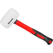 Киянка резиновая 225 г белая резина фибергласовая рукоятка Matrix 11195
