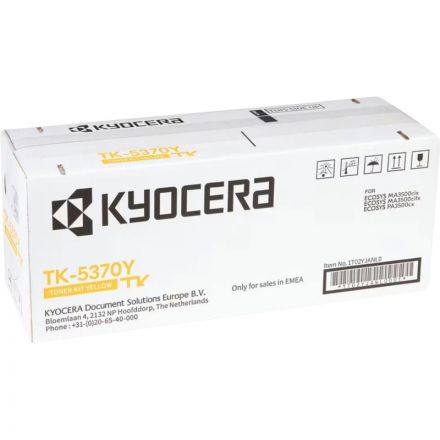 Тонер-картридж Kyocera TK-5370Y желтый 1T02YJANL0 для Ecosys PA3500cx 5000с Тонер-картридж Kyocera TK-5370Y желтый 1T02YJANL0 для Ecosys PA3500cx 5000с