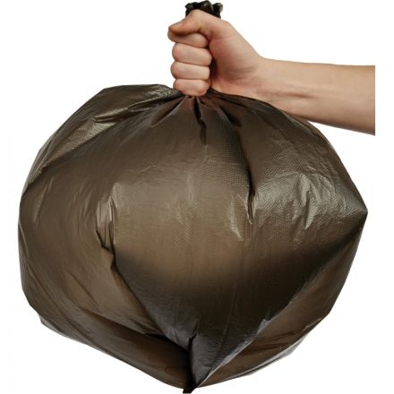 Мешки для мусора на 60 литров Концепция быта черные (15 мкм, в рулоне 20 штук, 58x65 см)