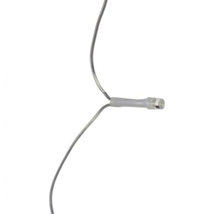 Электрогирлянда 100 ламп, длина 6м, 8 реж, теп бел, прозр шнур IP20