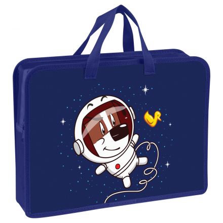 Папка с ручками А4 Мульти-Пульти "Ну, класс", пластик, на молнии, 70мм Папка с ручками А4 Мульти-Пульти "Ну, класс", пластик, на молнии, 70мм