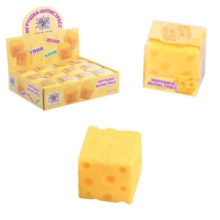 Игрушка-антистресс "СЫР", 6 см, дисплей, JOLLY JOT (ДЖОЛЛИ ДЖОТ), 665807 Игрушка-антистресс "СЫР", 6 см, дисплей, JOLLY JOT (ДЖОЛЛИ ДЖОТ), 665807