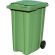 Контейнер-бак мусорный 360 л пластиковый на 2-х колесах с крышкой зеленый Контейнер-бак мусорный 360 л пластиковый на 2-х колесах с крышкой зеленый