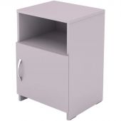 Тумба MET_прикроватная Комус Мебель МДО Эконом серый
