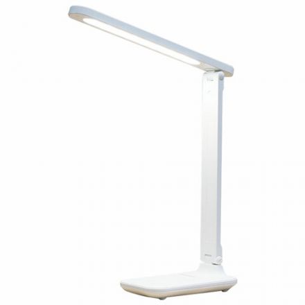 Настольная лампа светильник беспроводная SONNEN PT-102, USB, LED, 3 Вт, 3 режима, белый, 238777