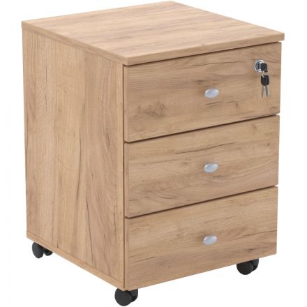 Тумба выкатная Easy LT Оптима 400x420x530 3 ящ. Дуб крафт золотой