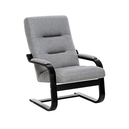 Кресло Leset Оскар, Венге, Malmo 90, Ткань Рогожка