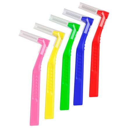 Межзубные ершики 0,6-0,7-0,8-1-1,5 мм, для зубов и брекетов, 5 шт., угловая ручка L-тип, LAIMA DENT, 609418 Межзубные ершики 0,6-0,7-0,8-1-1,5 мм, для зубов и брекетов, 5 шт., угловая ручка L-тип, LAIMA DENT, 609418