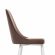 Стул Leset Эби Vendetta 7 коричневый, Ткань Велюр