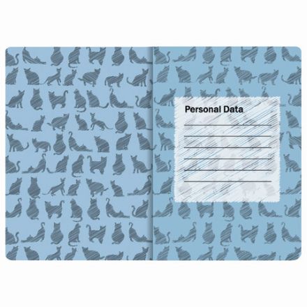 Тетрадь 40 л. в клетку обложка SoftTouch, бежевая бумага 70 г/м2, сшивка, А5 (147х210 мм), ВОЛК В ОЧКАХ, BRAUBERG, 403767 Тетрадь 40 л. в клетку обложка SoftTouch, бежевая бумага 70 г/м2, сшивка, А5 (147х210 мм), ВОЛК В ОЧКАХ, BRAUBERG, 403767