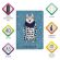 Тетрадь 40 л. в клетку обложка SoftTouch, бежевая бумага 70 г/м2, сшивка, А5 (147х210 мм), ВОЛК В ОЧКАХ, BRAUBERG, 403767 Тетрадь 40 л. в клетку обложка SoftTouch, бежевая бумага 70 г/м2, сшивка, А5 (147х210 мм), ВОЛК В ОЧКАХ, BRAUBERG, 403767