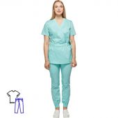 Костюм для медицинского персонала жен. М24 КБР бирюзовый 48 (158-164) Костюм для медицинского персонала жен. М24 КБР бирюзовый 48 (158-164)