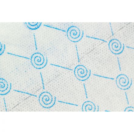 Салфетка спанлейс в рулоне 30х40, голубой, пл.50, 100шт/рул, 10288