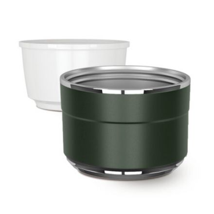 Термос 2л TRAVEL, нержавеющая сталь SUS304, 2 кружки, скрытая ручка, ситечко, темно-зеленый, TAIGARU (ТАЙГАРУ), 700316