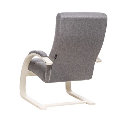 Кресло Leset Монэ, Слоновая кость, Malmo 90, Ткань Рогожка