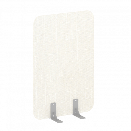 R-line soft Перегородки на металлических опорах на фетровых подпятниках AP.F-80-120 Romeo 01/Серый металл 800*18*1200