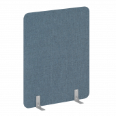 R-line soft Перегородки на металлических опорах на фетровых подпятниках AP.F-120-150 Romeo 10/Серый металл 1200*18*1500