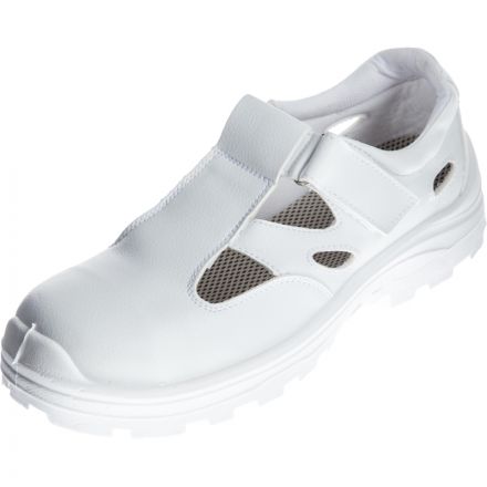 Полуботинки (сандалии) АЛМИ(арт. 80302-011600) с МП, белые, р.45