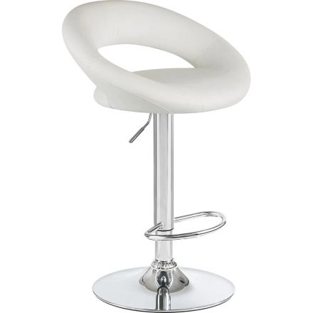Стул барный LO_DOBRIN MIRA LM-5001_CH-M_EL белый