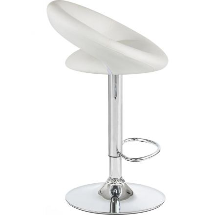 Стул барный LO_DOBRIN MIRA LM-5001_CH-M_EL белый