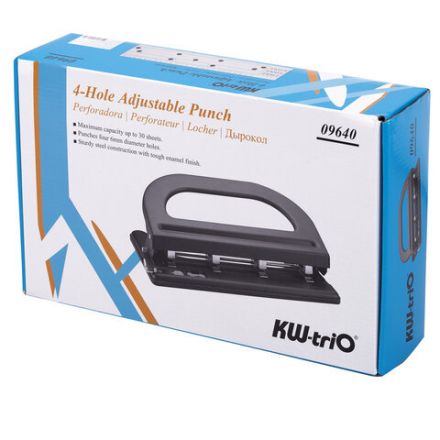 Дырокол на 2-3-4 отверстия KW-trio, до 30 листов Дырокол на 2-3-4 отверстия KW-trio, до 30 листов