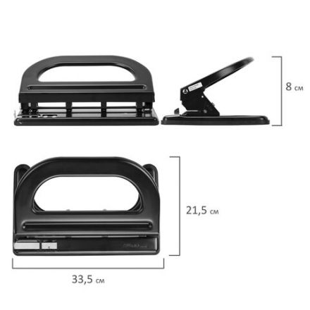 Дырокол на 2-3-4 отверстия KW-trio, до 30 листов Дырокол на 2-3-4 отверстия KW-trio, до 30 листов