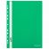 Скоросшиватель пластиковый с перфорацией BRAUBERG EXTRA, А4, 140/180 мкм, зеленый, 272896