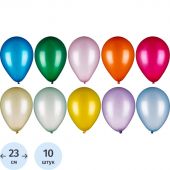 Шары надувные Металлик ассорти 10шт/уп Х-71(M9 /23см)(101746)(763458).