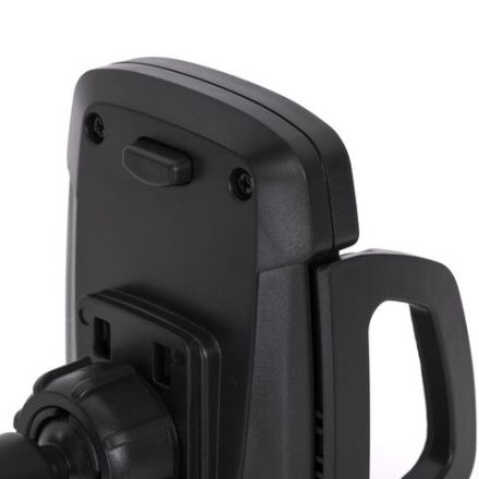 Держатель для телефона в авто на стекло SONNEN, зажим 50-100 мм, вращение 360°, 354921