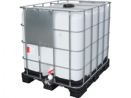 Емкость п/э куб. 1000л востановленная на пластиковом поддоне