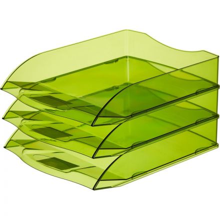 Лоток для бумаг горизонтальный Attache Яркий Офис тонированный светло-зеленый Лоток для бумаг горизонтальный Attache Яркий Офис тонированный светло-зеленый