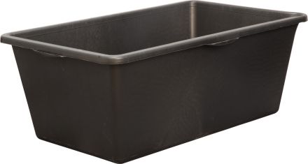 Емкость 90л. строительная, прямоугольная, без крышки цв. чёрный