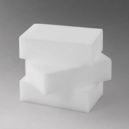 Губка-ластик МЕЛАМИНОВАЯ для удаления пятен, для чистки кухни, уборки, обуви, 10х6х3 см, КОМПЛЕКТ 3 шт., полибэг, LAIMA, 605035