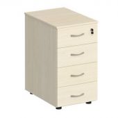 Тумба ST_Комфорт приставная 4 ящика дуб шамони светлый К.302 ДШ