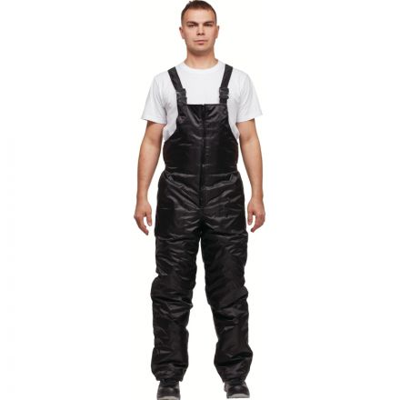 Полукомбинезон рабочий зимний утепленный з38-ПК черн (р.52-54) 170-176