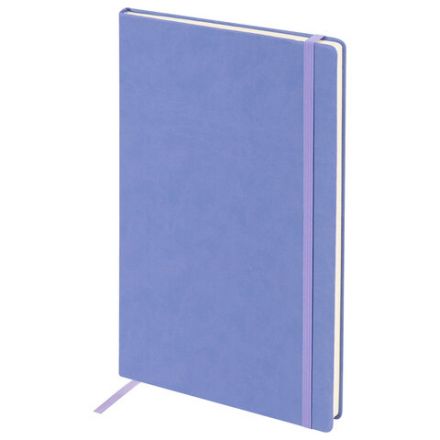 Скетчбук, слоновая кость 140 г/м2 210х297 мм, 80 л., КОЖЗАМ, резинка, BRAUBERG ART CLASSIC, пастель сиреневый, 116883