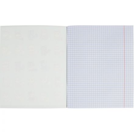 Тетрадь общая А5 96л №1School NFT Котики гол.,клет,скреп, ВД-лак