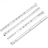 Направляющие УЗК_ StahlBuro роликовые 450/0,8 мм белый копмл-2 шт