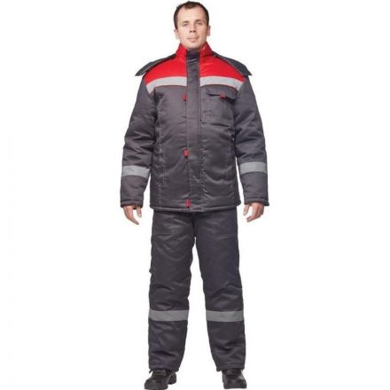 Костюм рабочий зимний муж з31-КПК сер/красн (р.64-66) 170-176 (Арсенал-СП) Костюм рабочий зимний муж з31-КПК сер/красн (р.64-66) 170-176 (Арсенал-СП)